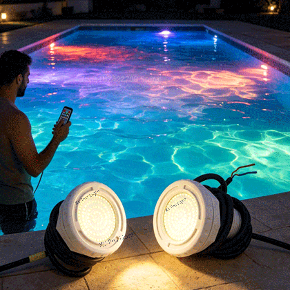 Xy Spa & Wellness George Town Reviews - ไฟสระว่ายน้ำพลาสติก 15W IP68 12V ไฟ LED