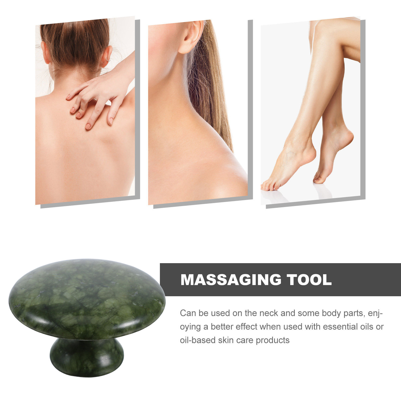 หินหยกนวดรูปเห็ด เนื้อสัมผัสเร - Relax - Spa & Wellness บทวิจารณ์และราคา