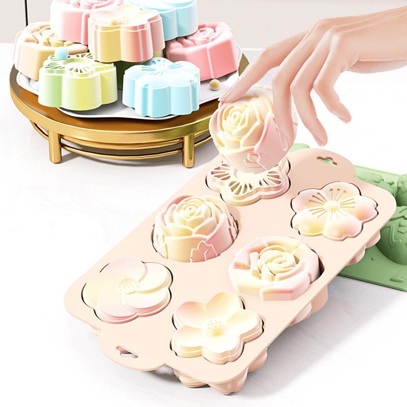 แม่พิมพ์ซิลิโคนรูปดอกไม้ SU, 6 - Bath Bomb Mold บทวิจารณ์และราคา