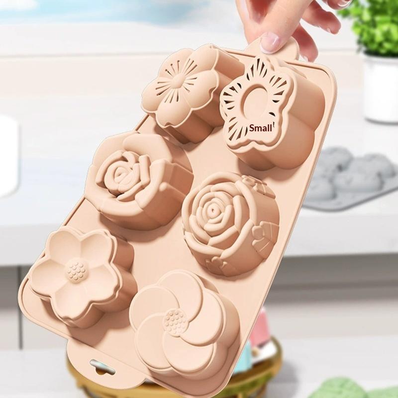 แม่พิมพ์ซิลิโคนรูปดอกไม้ SU, 6 - Bath Bomb Mold บทวิจารณ์และราคา