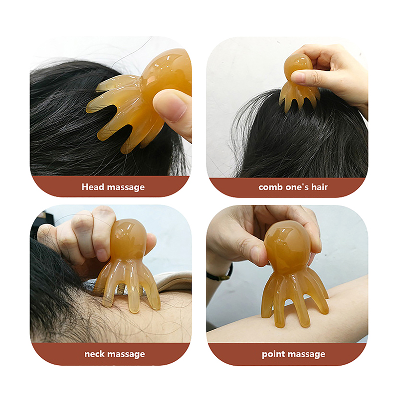 หวีรูปปลาหมึกเรซิ่น 2 ชิ้น สำห - Home Spa Wellness บทวิจารณ์และราคา