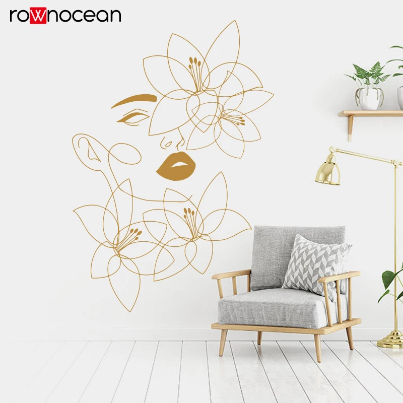 One Line Wall Decals Beauty Wa - Home Spa Wellness บทวิจารณ์และราคา