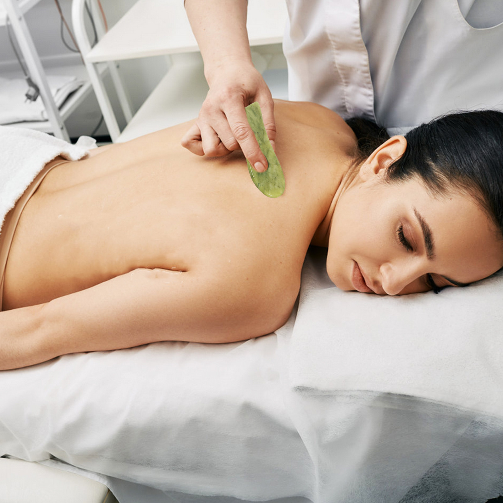 แผ่นขูดหน้ากัวซาหยกธรรมชาติ 2  - Relax - Spa & Wellness บทวิจารณ์และราคา