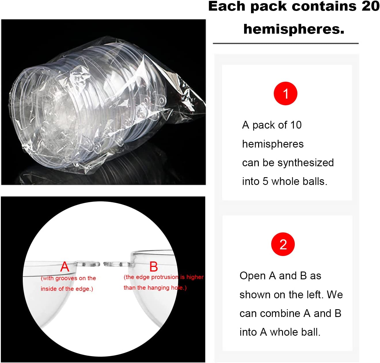 ล้างพลาสติกเครื่องประดับลูกบอล - Bath Bomb Mold บทวิจารณ์และราคา