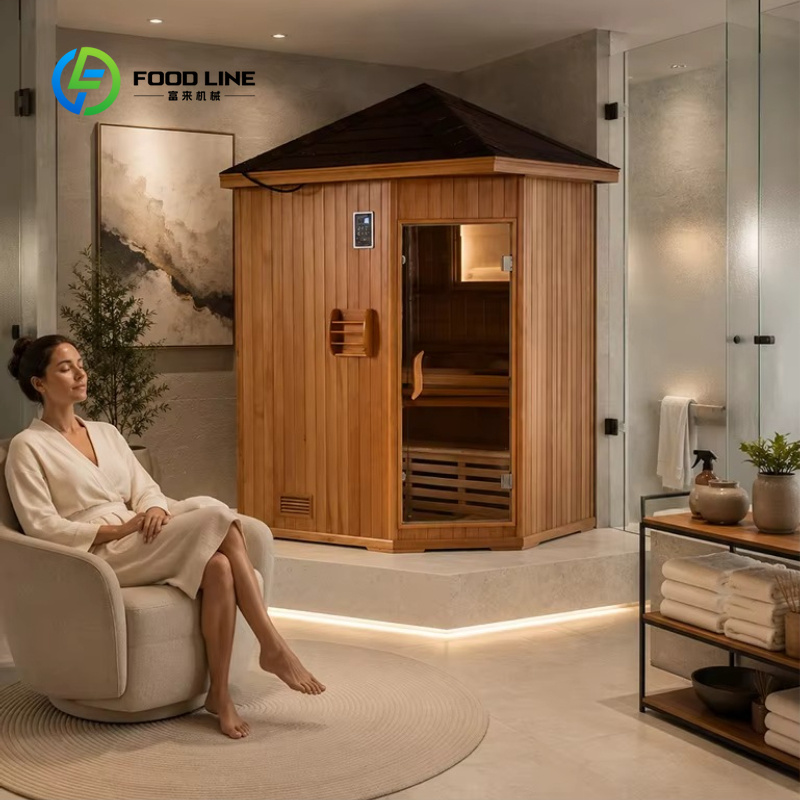 ห้องซาวน่าทรงมุมแบบโมเดิร์น ผล - Home Spa Wellness บทวิจารณ์และราคา